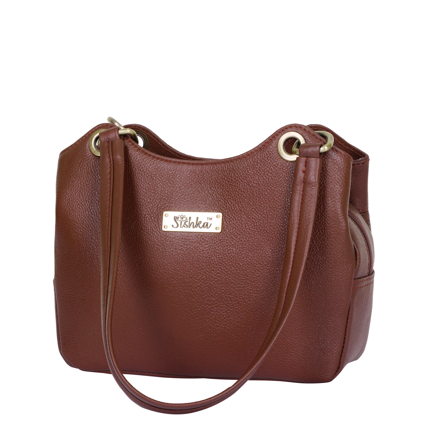 Brown Genuine Leather Shoulder Bag Wholesale for Women – Tote Purse & Handbag