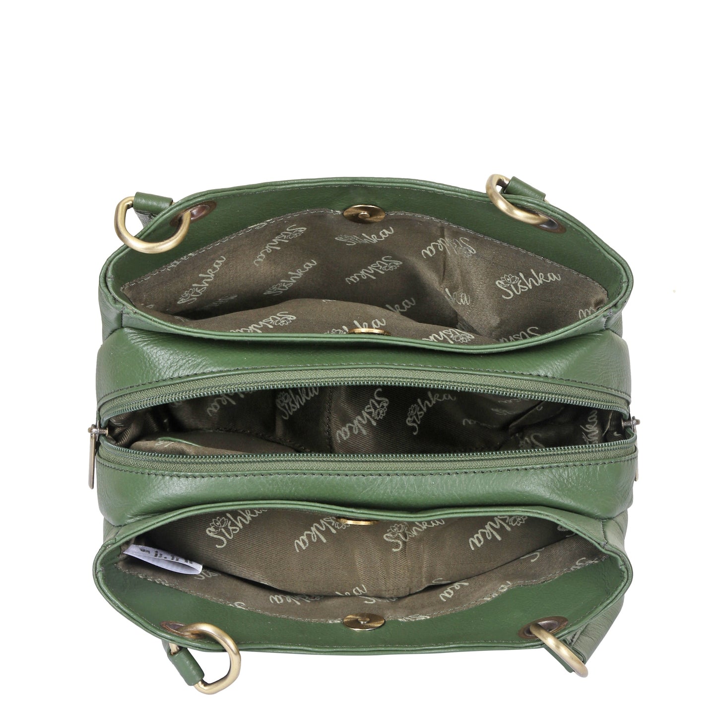 Olive Genuine Leather Shoulder Bag Wholesale for Women – Designer Tote Handbag