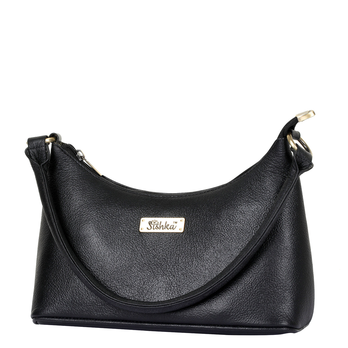Black Genuine Leather Hobo Shoulder Handbags Wholesale for Women – Everyday Use