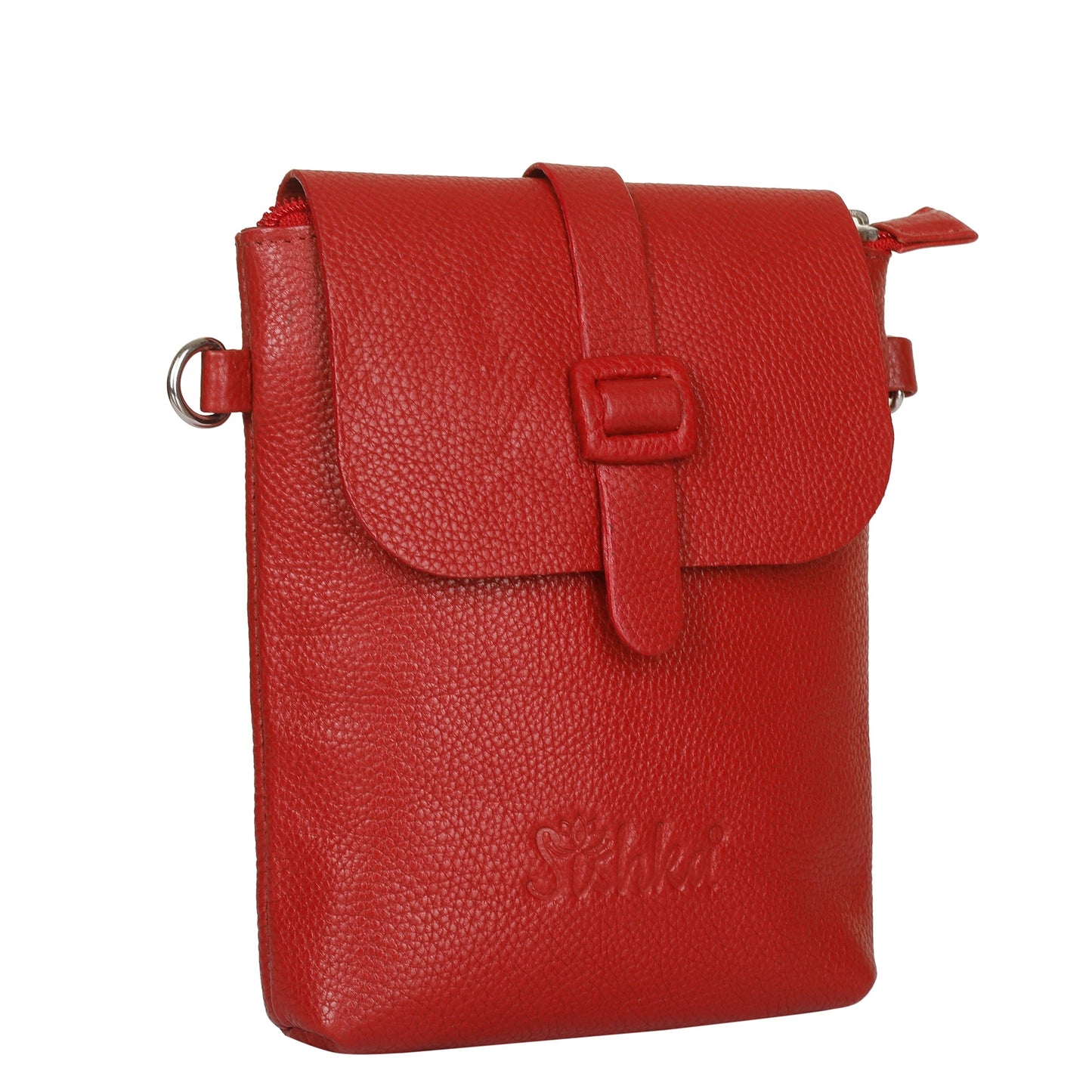 Leather Red Messenger Bag for Men & Women –Wholesale Small Crossbody Sling Bag for Travel, Work & Daily Use