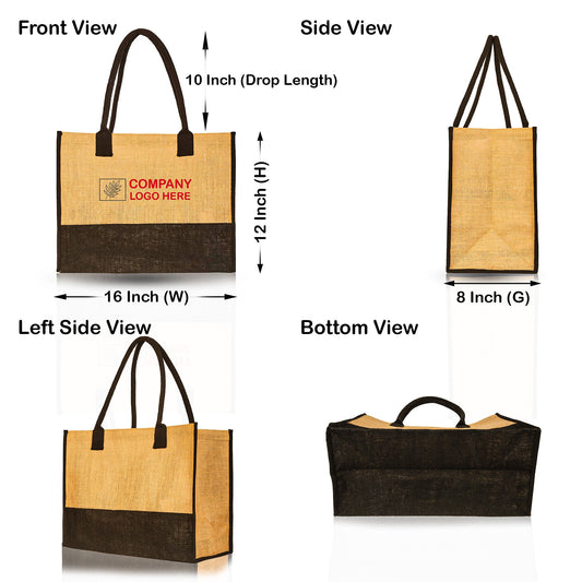 Wholesale Burlap Tote Bags with Tube Handles – Reusable Jute Gift Bags, Weddings & Shopping (Packs of 8)