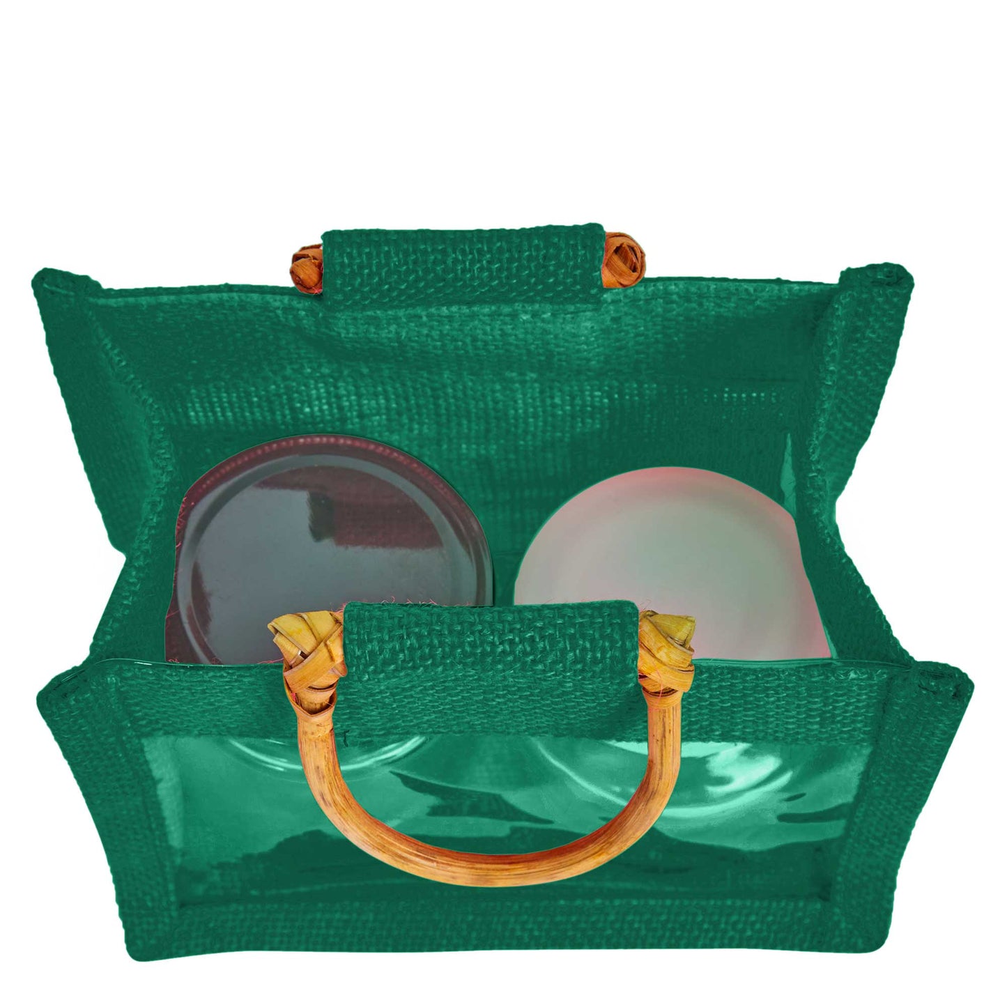 Wholesale Reusable Colourful Burlap Jute Gift Bags for Party Favours & Events (7 PCS)