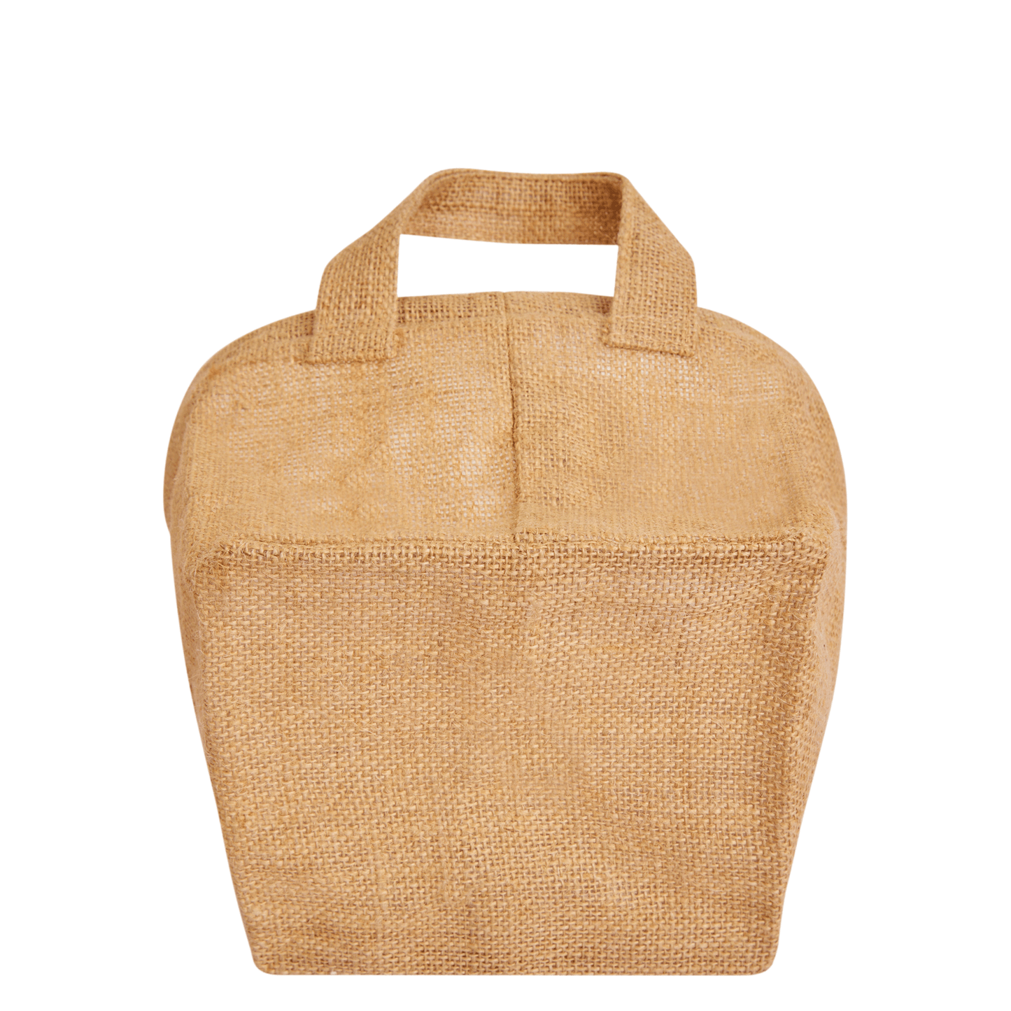 Wholesale Natural Burlap Jute Laundry Basket with handles (Packs of 8)
