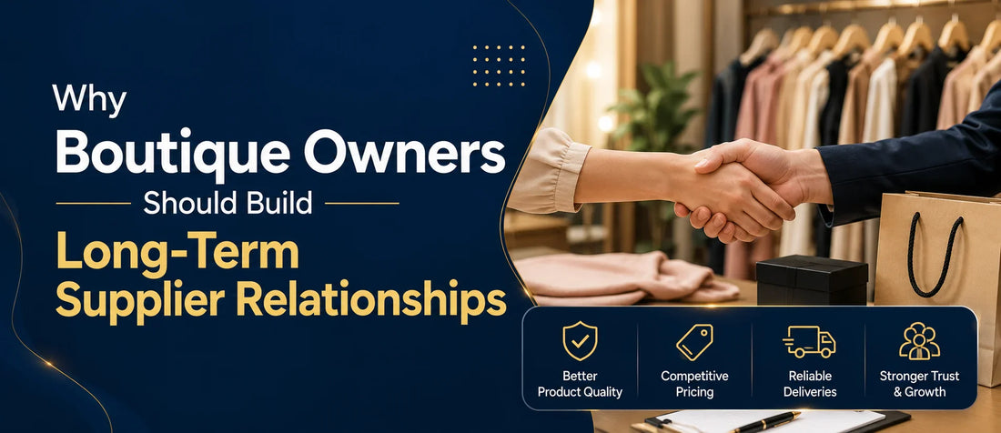 Why Boutique Owners Should Build Long-Term Supplier Relationships