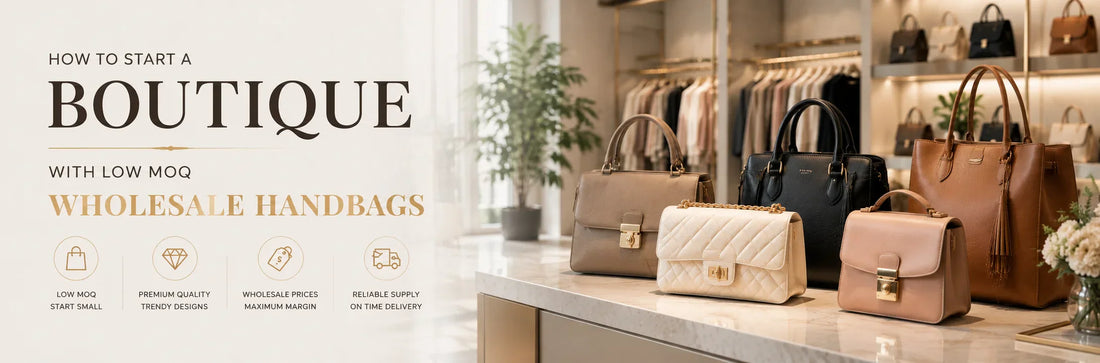 How to Start a Boutique with Low MOQ Wholesale Handbags