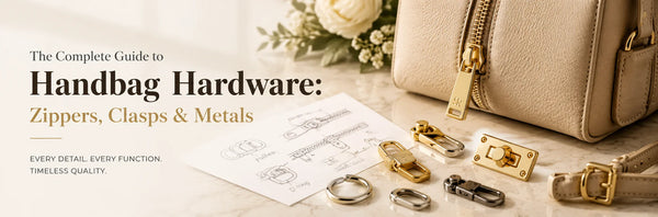 The Complete Guide to Handbag Hardware: Zippers, Clasps & Metals