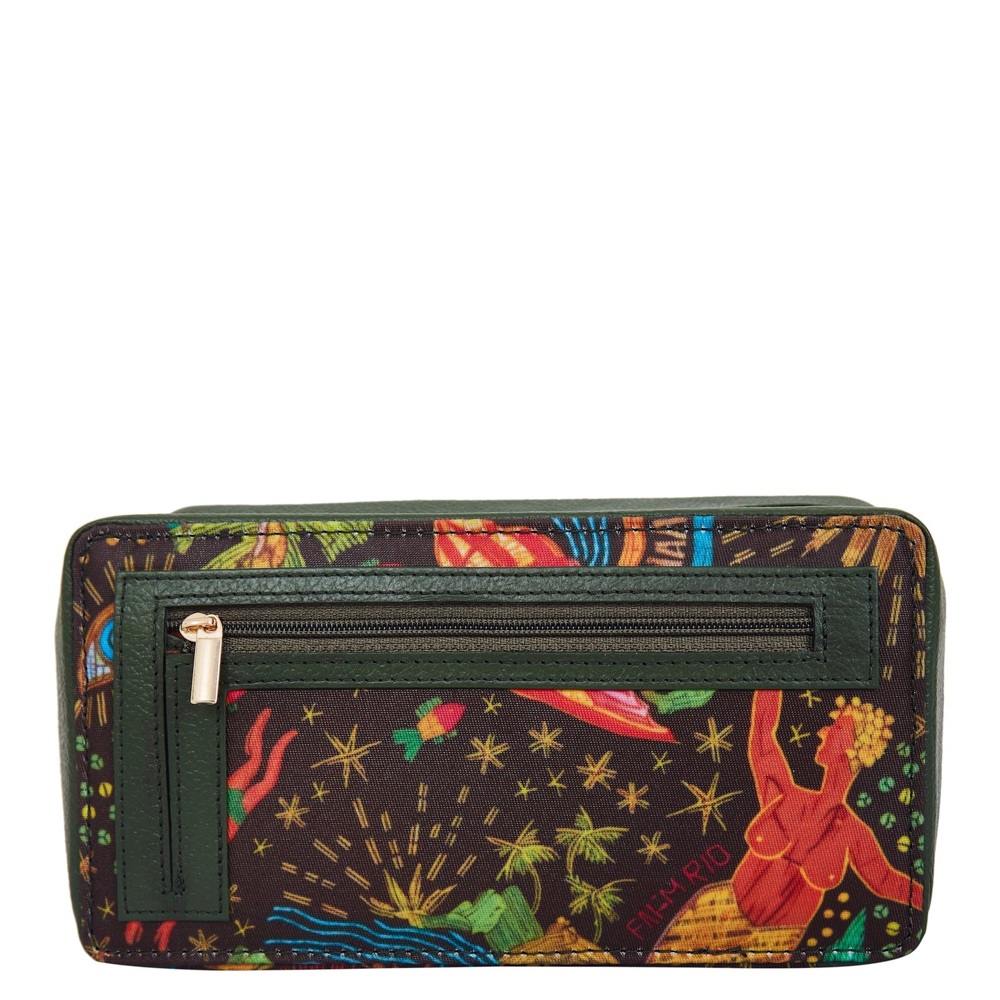 Women Wholesale Coastal Jewelry Organizer - Fabric with Leather Trim Style