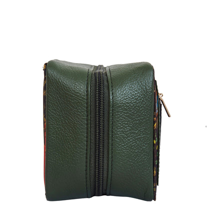 Women Wholesale Coastal Jewelry Organizer - Fabric with Leather Trim Style