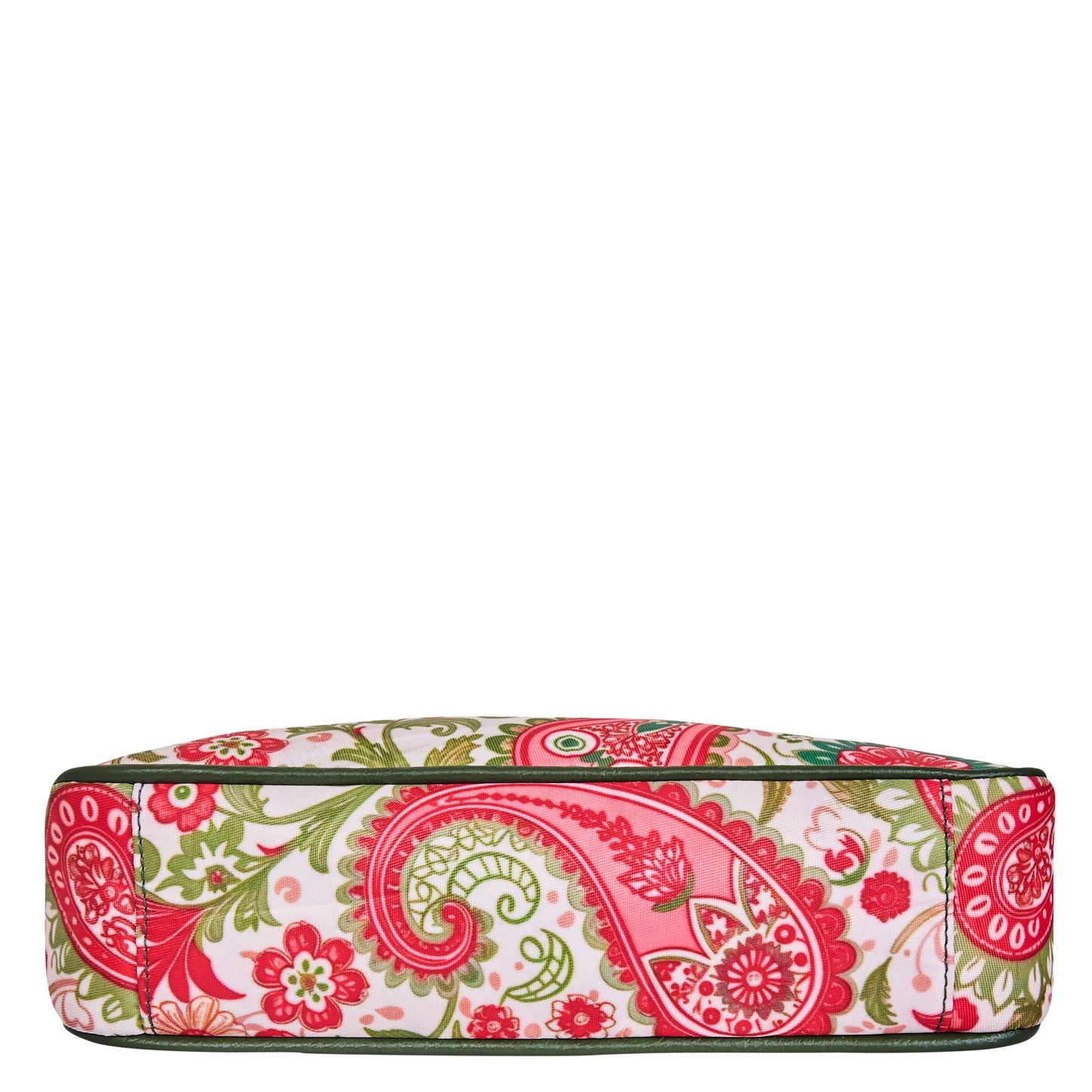 Wholesale Paisley East West Hobo Bag - Fabric with Leather Trim for Women