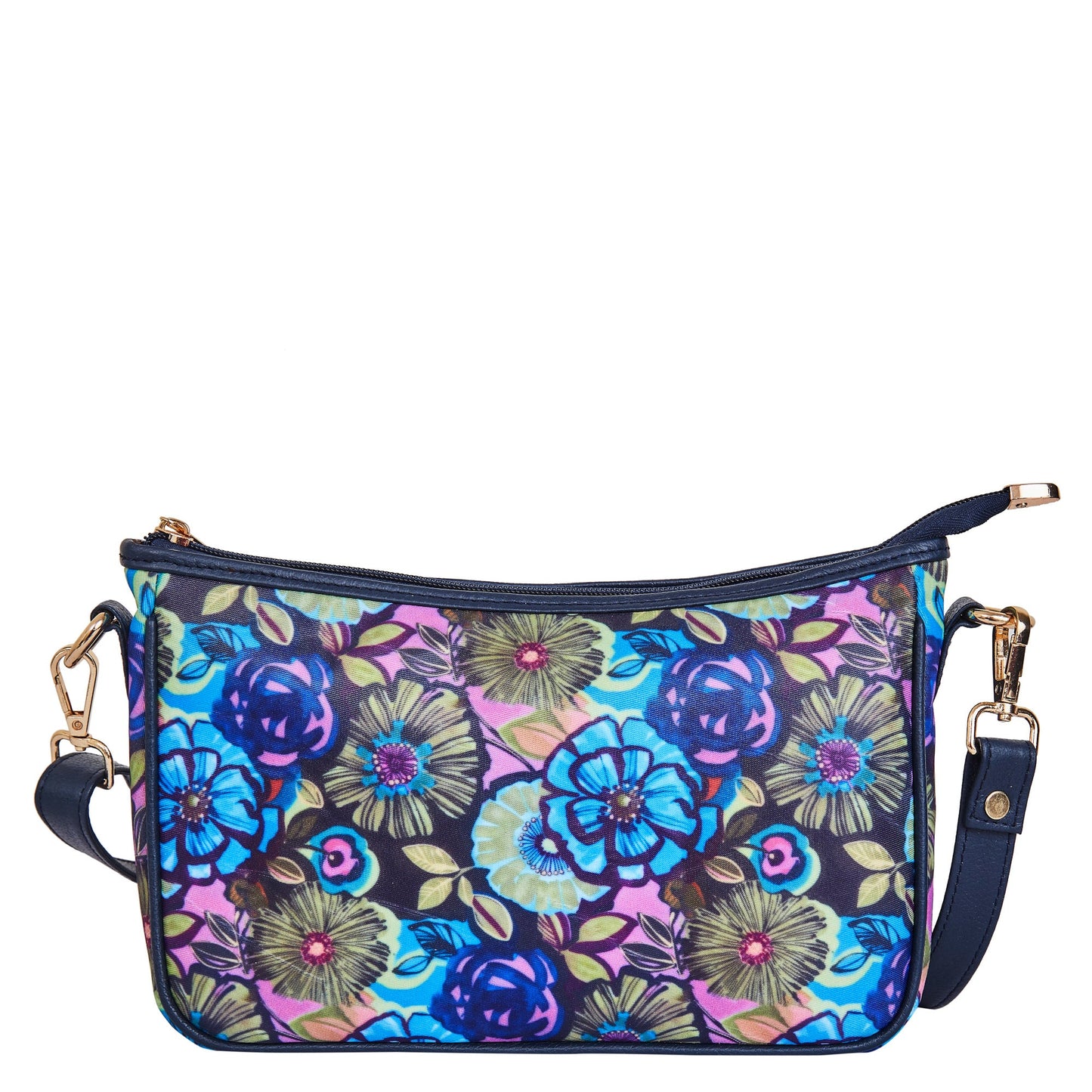 Wholesale Floral Hobo Bag Strap -Fabric with Leather Trim for Women