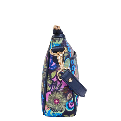 Wholesale Floral Hobo Bag Strap -Fabric with Leather Trim for Women