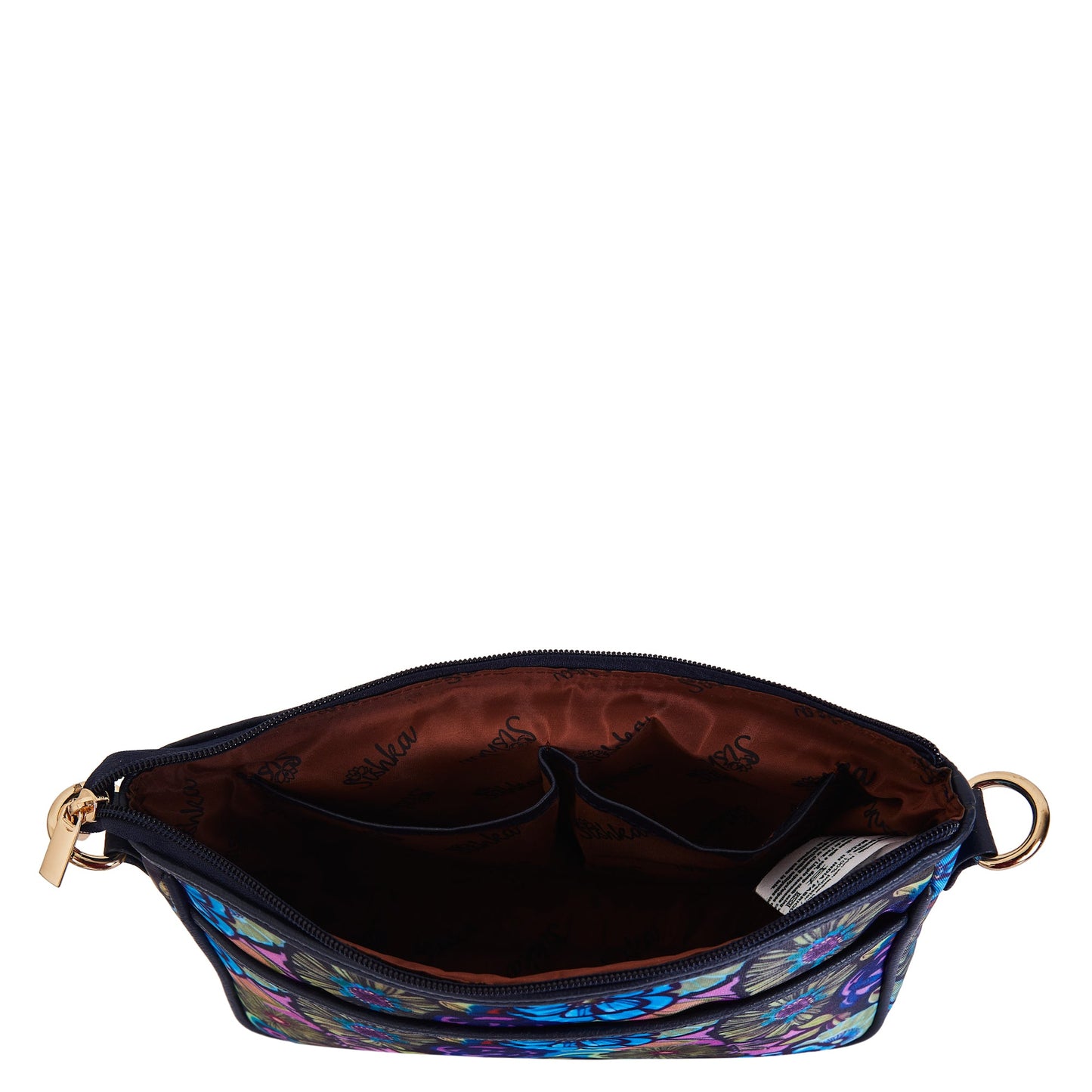 Wholesale Floral Hobo Bag Strap -Fabric with Leather Trim for Women