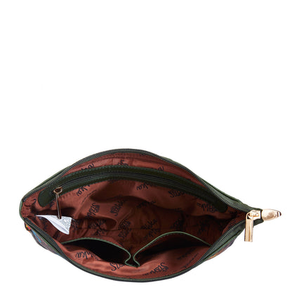 Wholesale East West Hobo Bag - Fabric with Leather Trim Strap for Women