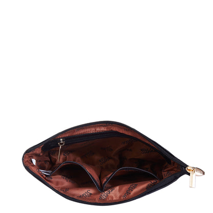 Wholesale Black White East West Hobo Bag - Fabric with Leather Trim for Women