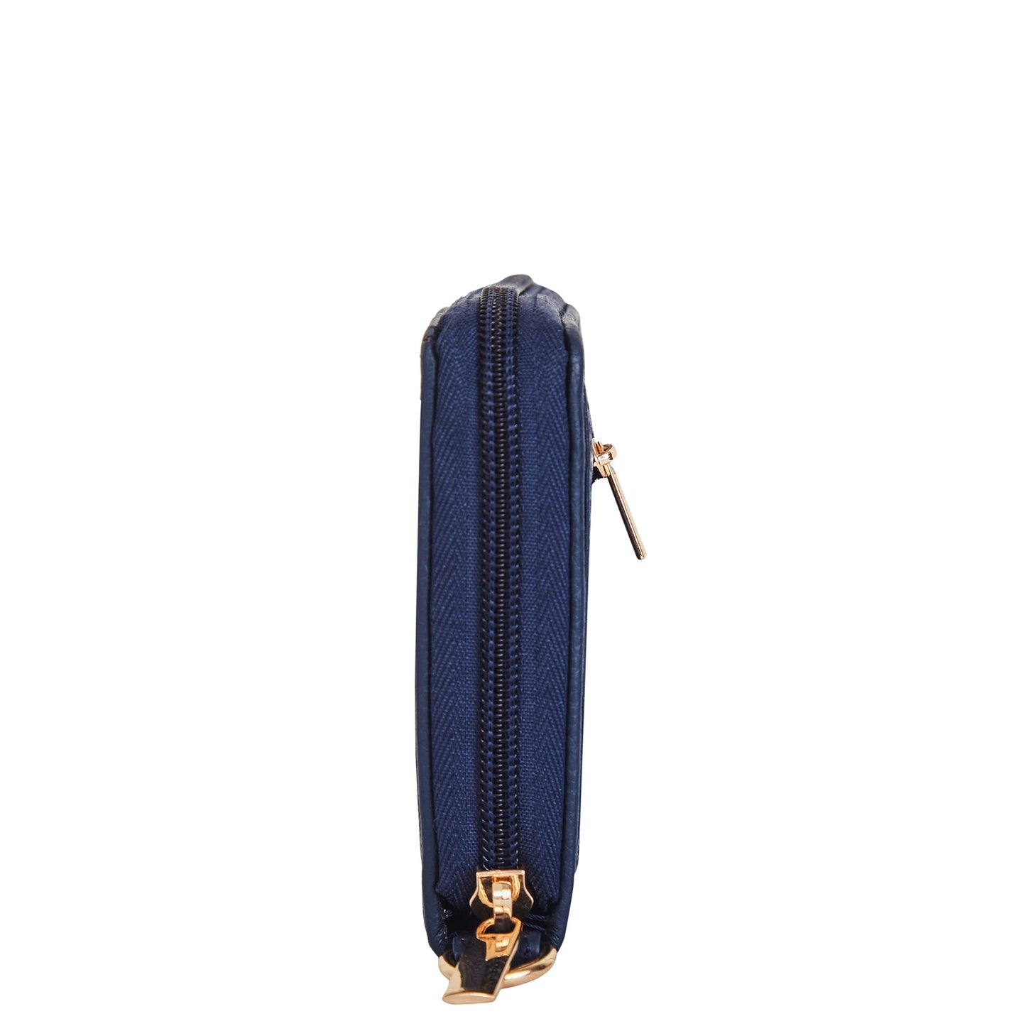 Wholesale Women Floral Wristlet Wallet - Fabric with Leather Trim