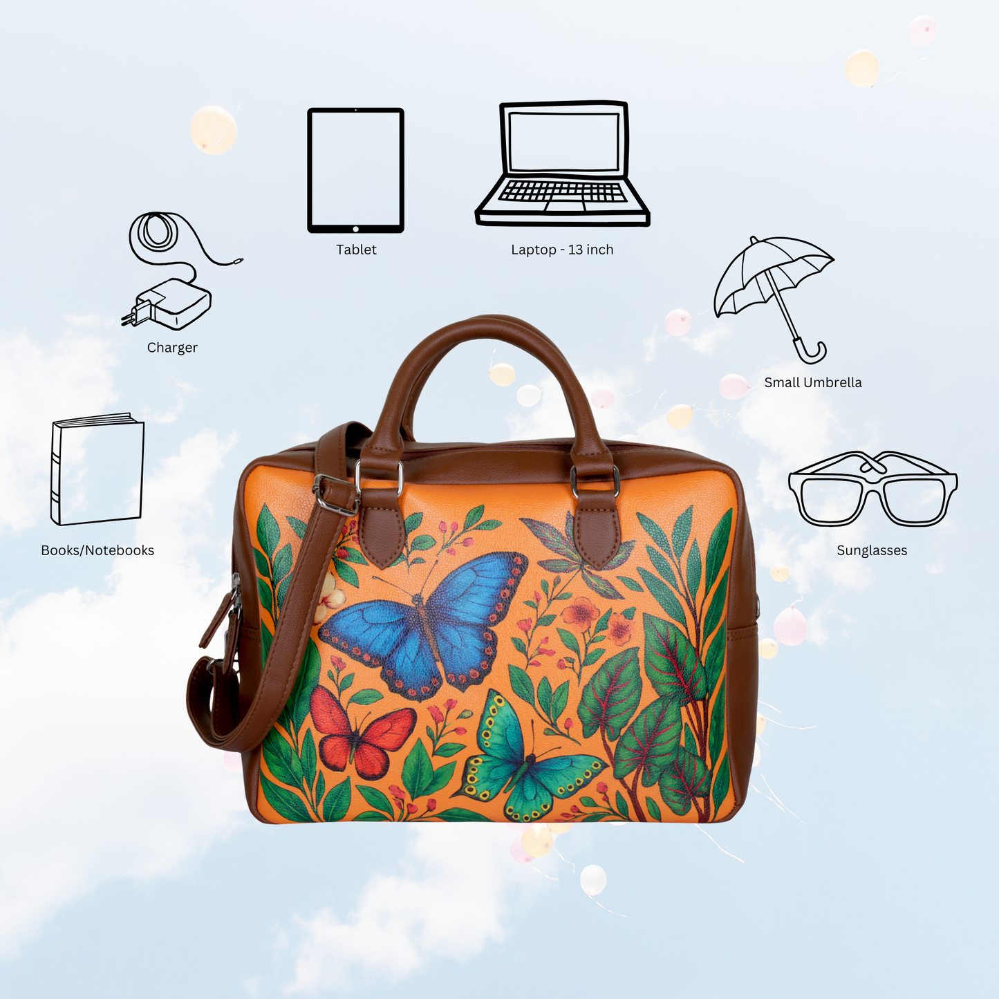 Vegan Leather Wholesale Crossbody Bag for Women with Top Handle – Versatile Hand Printed Vegan Shoulder, Tote & Business Handbag – Work, Travel & Daily Use