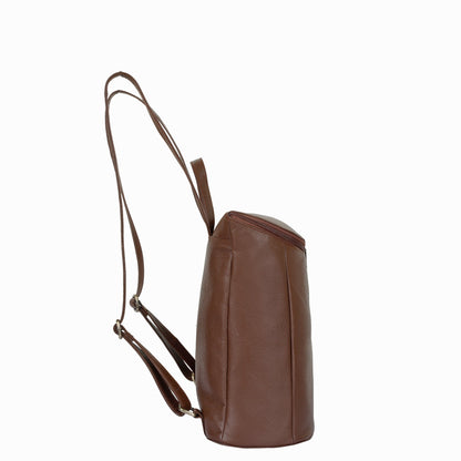 Wholesale Women's Brown Genuine Leather Backpack Purse – Designer Shoulder Bag