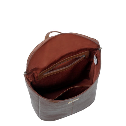 Wholesale Women's Brown Genuine Leather Backpack Purse – Designer Shoulder Bag