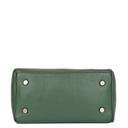 Wholesale Women's Olive Genuine Leather Crossbody Bag Style – Premium Shoulder Bag
