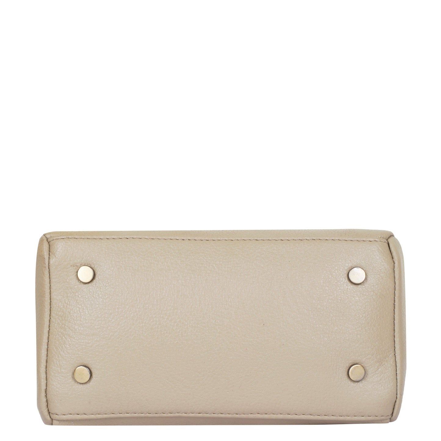 Wholesale Women Taupe Genuine Leather Crossbody Sling Bag