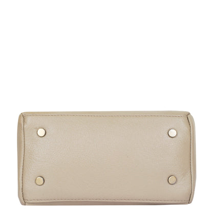 Wholesale Women Taupe Genuine Leather Crossbody Sling Bag