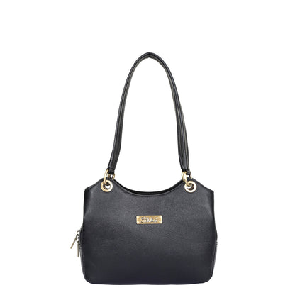 Black Genuine Leather Shoulder Handbag Wholesale for Women – Hobo Tote Purse