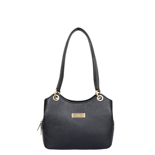 Black Genuine Leather Shoulder Handbag Wholesale for Women – Hobo Tote Purse