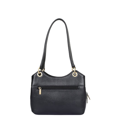 Black Genuine Leather Shoulder Handbag Wholesale for Women – Hobo Tote Purse