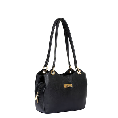 Black Genuine Leather Shoulder Handbag Wholesale for Women – Hobo Tote Purse