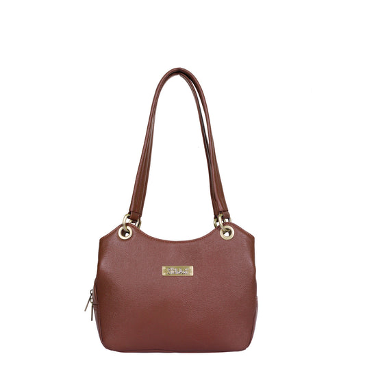 Brown Genuine Leather Shoulder Bag Wholesale for Women – Tote Purse & Handbag