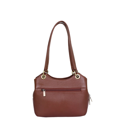 Brown Genuine Leather Shoulder Bag Wholesale for Women – Tote Purse & Handbag