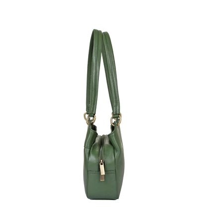 Olive Genuine Leather Shoulder Bag Wholesale for Women – Designer Tote Handbag