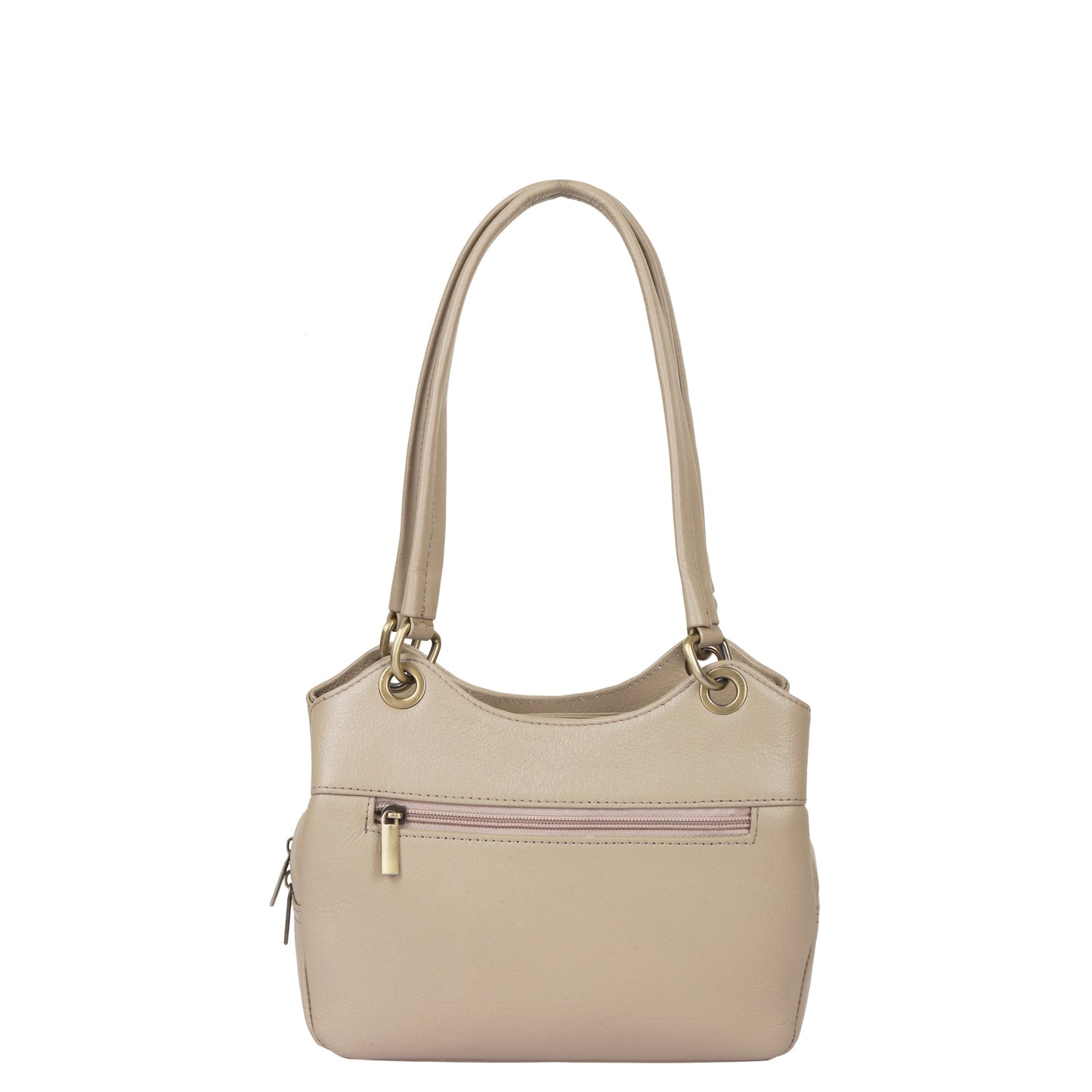 Taupe Genuine Leather Shoulder Bag Wholesale for Women | Work, Everyday Use