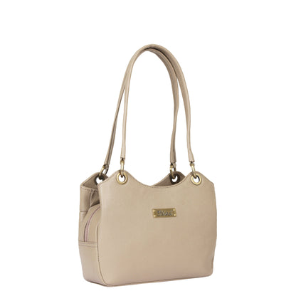 Taupe Genuine Leather Shoulder Bag Wholesale for Women | Work, Everyday Use
