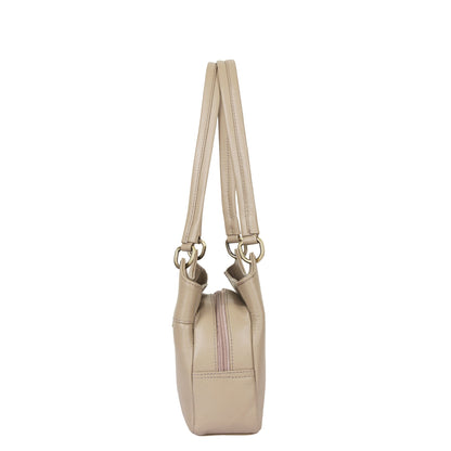 Taupe Genuine Leather Shoulder Bag Wholesale for Women | Work, Everyday Use