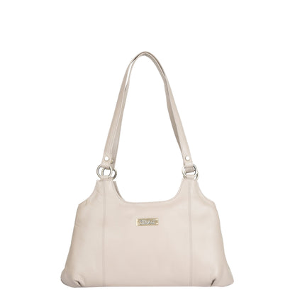 Taupe Genuine Leather Satchel Shoulder Bag Wholesale for Women – Handbag for Work, Travel & Daily Use