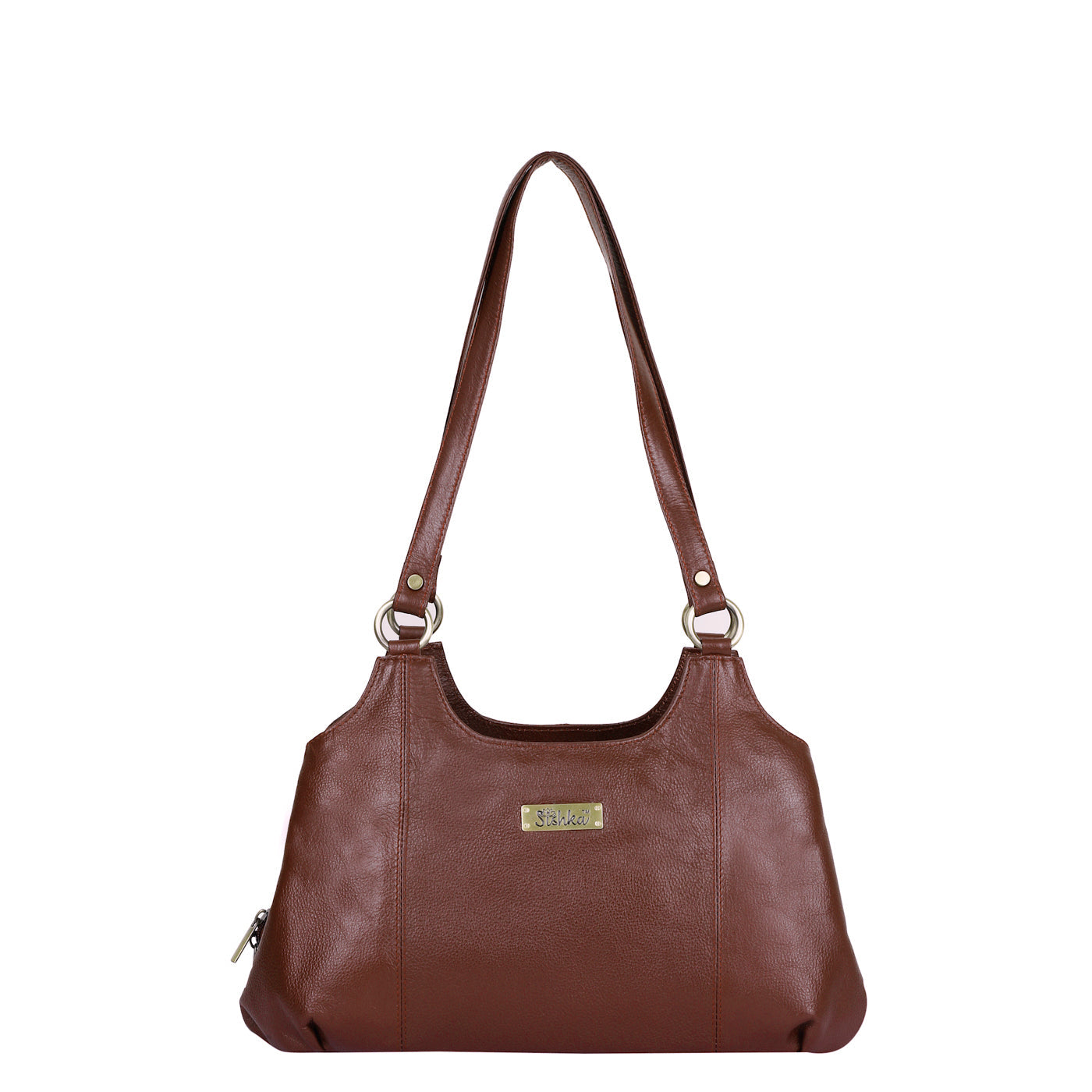 Wholesale Brown Genuine Leather Satchel Shoulder Bag For Women | Daily Use, Travel, Trips