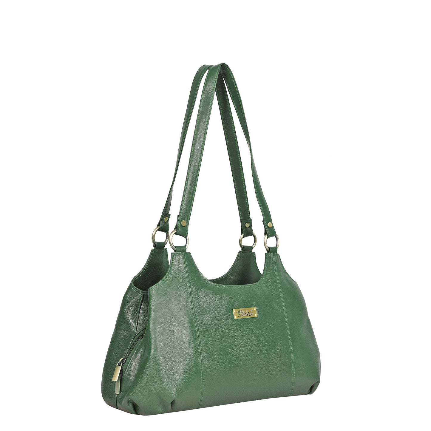 Olive Genuine Leather Satchel Handbag Wholesale for Women – Shoulder Tote Handbag
