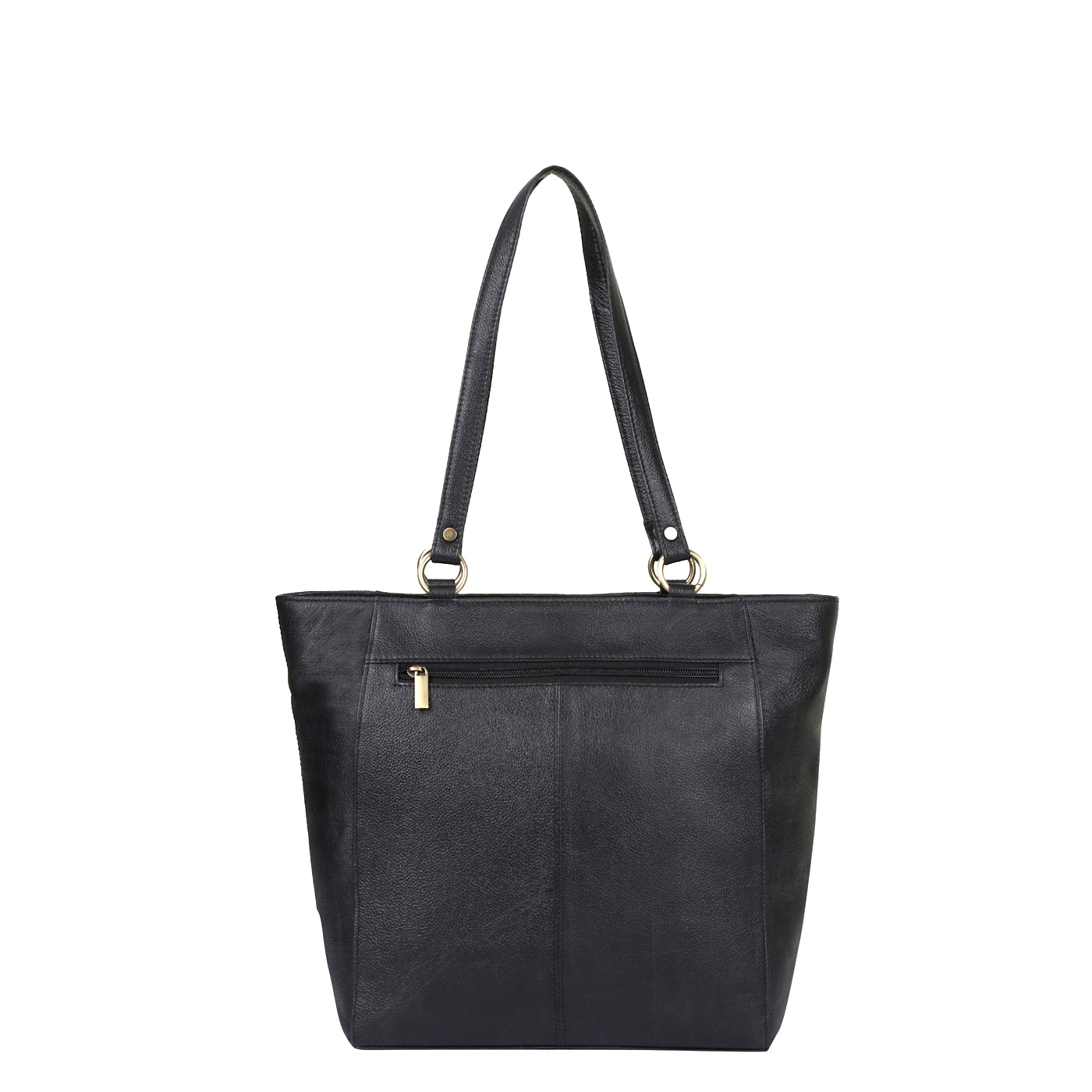 Black Genuine Leather Tote Shoulder Bag Wholesale for Women | Daily Use
