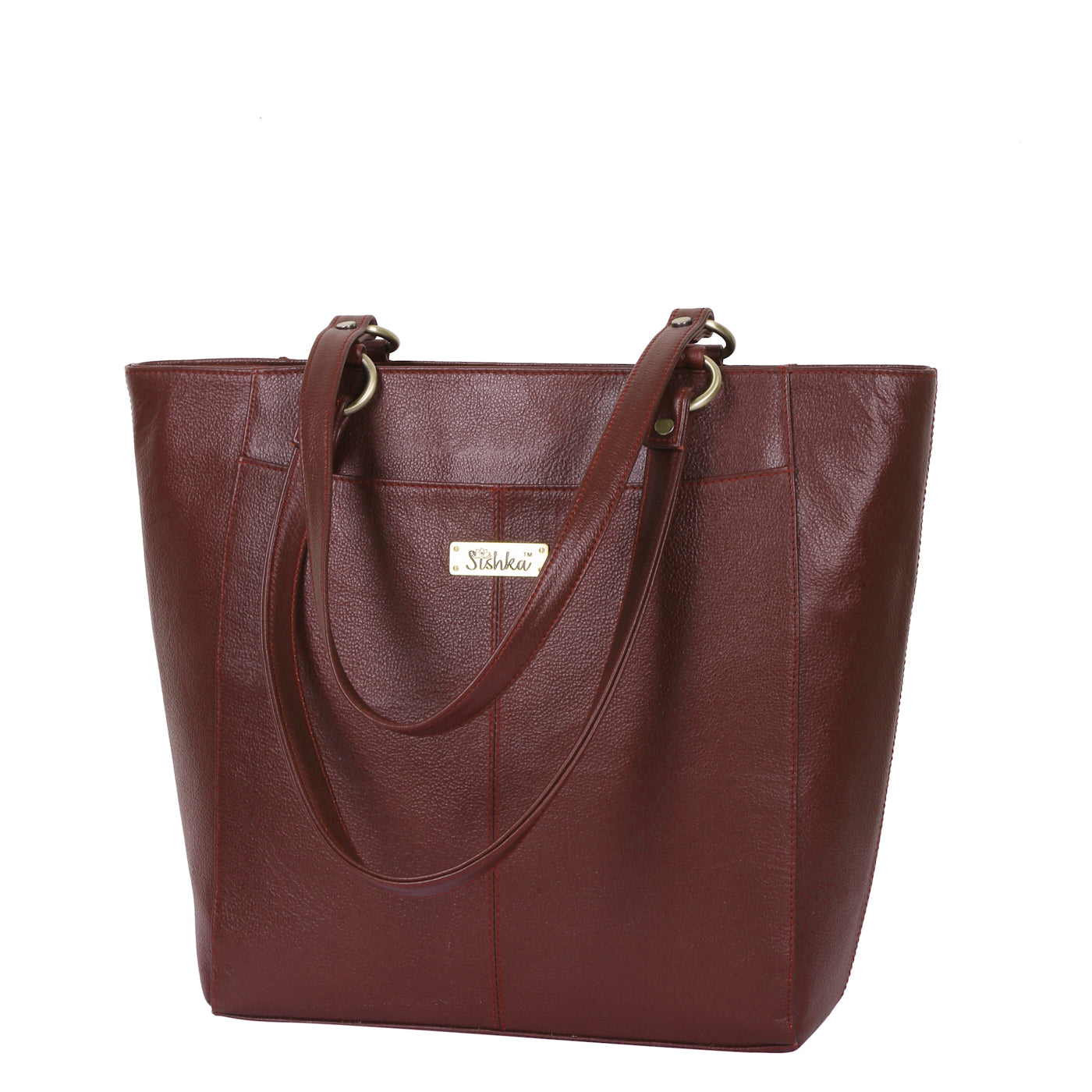 Brown Genuine Leather Tote Shoulder Bag Wholesale for Women | Daily Use