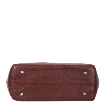 Brown Genuine Leather Tote Shoulder Bag Wholesale for Women | Daily Use