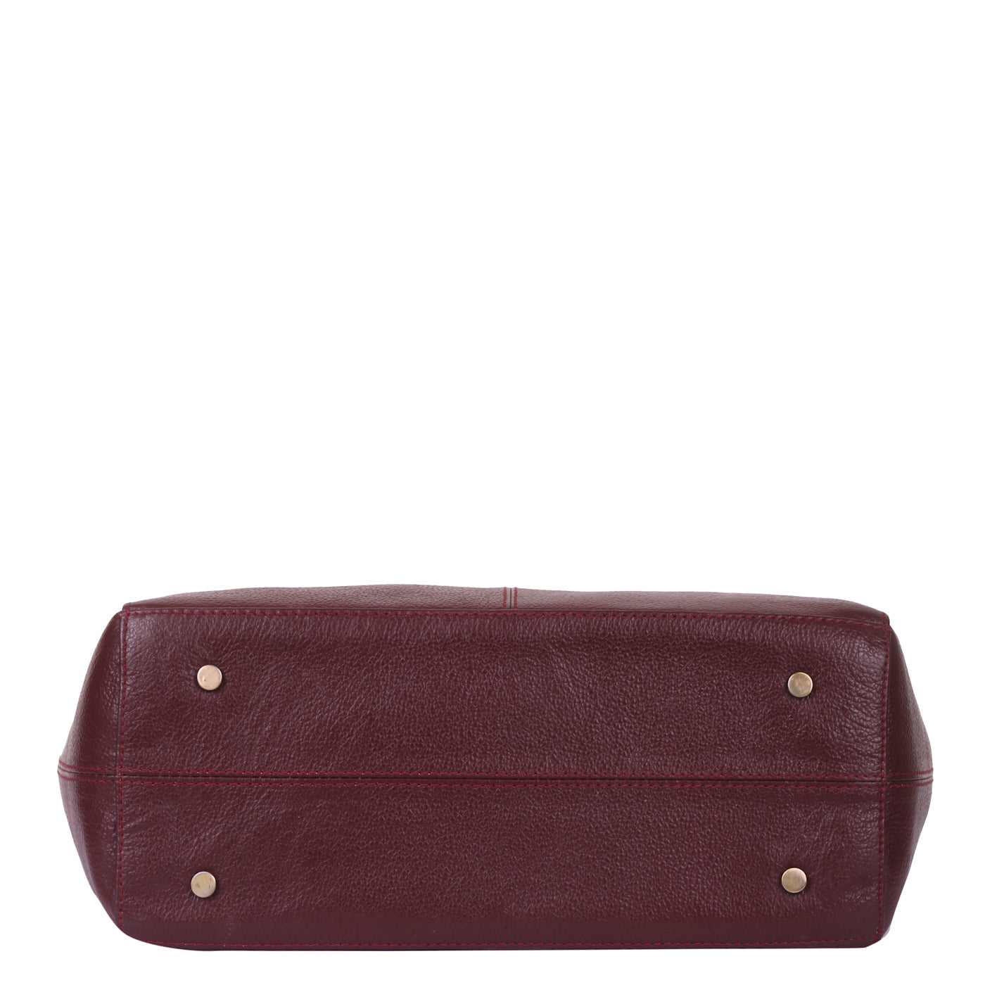 Cherry Red Genuine Leather Tote Shoulder  Bag Wholesale for Women | Daily Use