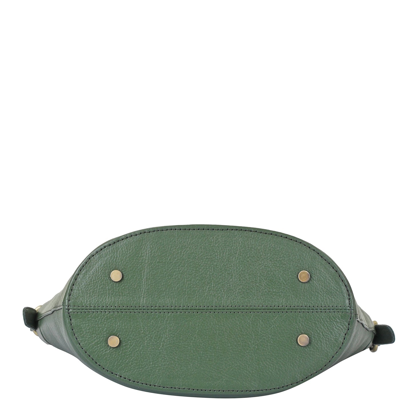 Wholesale Olive Genuine Leather Bucket Hobo Crossbody Bag for Women – Trendy Tote Shoulder Purse