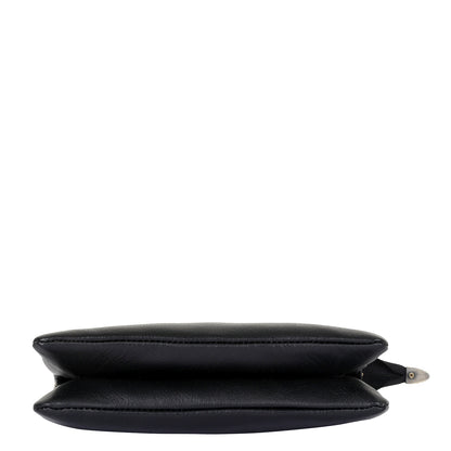 Black Genuine Leather Crossbody Shoulder Bag Wholesale for Women – Sleek Crossover Purse