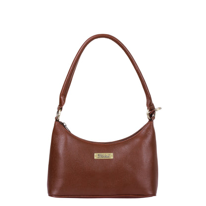 Brown Genuine Leather Hobo Shoulder Handbags Wholesale for Women – Hobo Tote Purse