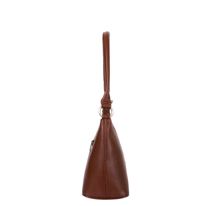 Brown Genuine Leather Hobo Shoulder Handbags Wholesale for Women – Hobo Tote Purse