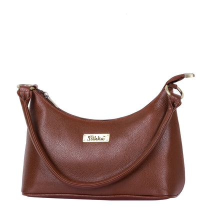 Brown Genuine Leather Hobo Shoulder Handbags Wholesale for Women – Hobo Tote Purse