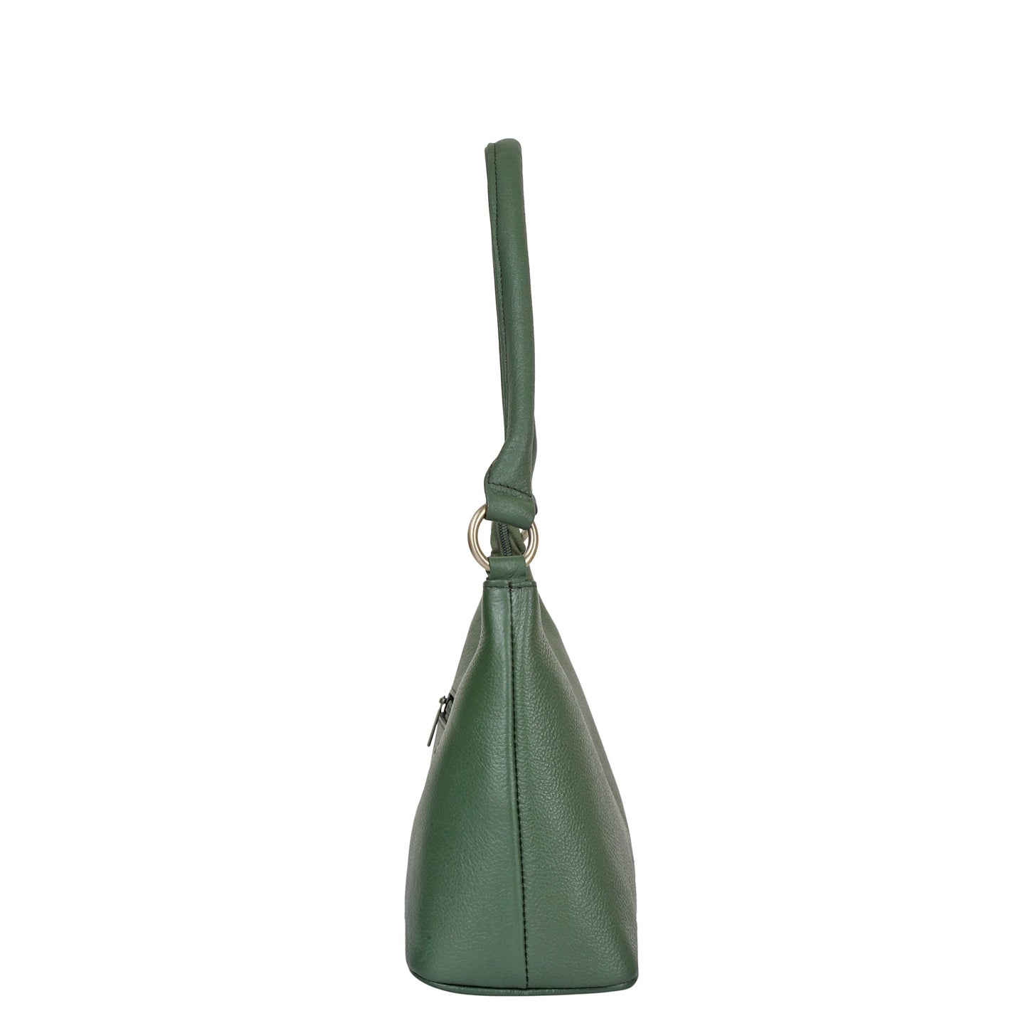Olive Genuine Leather Hobo Shoulder Handbags Wholesale for Women