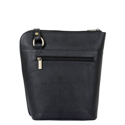 Black Genuine Leather Shoulder Sling bag Wholesale for Women – Crossbody Organizer Purse