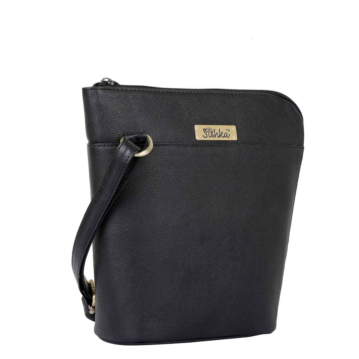 Black Genuine Leather Shoulder Sling bag Wholesale for Women – Crossbody Organizer Purse